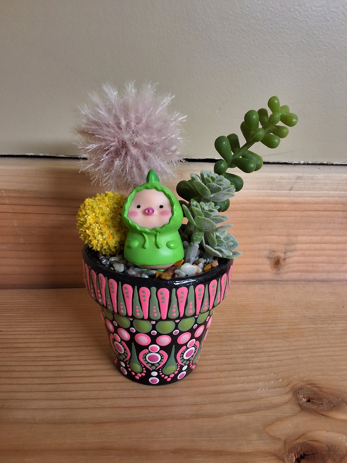 Pink Piggy Pot